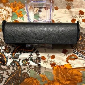 Prada Charcoal Glasses Case